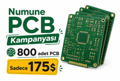 800 Adet Numune PCB 175$