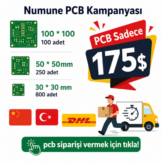 800 adet numune pcb 175 usd pcb fiyatlari 2026 - PCB SİPARİS FİYATLANDIRMA