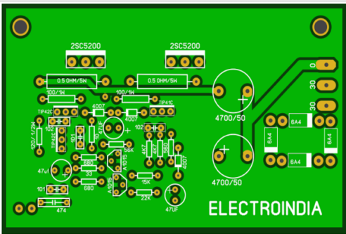 100 Watt Mono Amfi Devresi 2SC5200