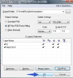 AutoCAD gerber dosyasi olusturma alma rs 274x pcb gerber 2019 04 - AutoCAD'den Gerber &Ccedil;ıktısı Alma