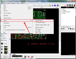 Sprint Layout 6 0 RS 274X gerber olusturma ve disari aktarma 2019 002 300x233 - Sprint-Layout İle Gerber Oluşturma