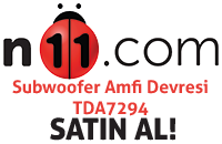 200 Watt Subwoofer Amfi Devresi TDA7294 TDA7294 Subwoofer Amfi Ses Devresi n11.com - 200 Watt Subwoofer Amfi Devresi TDA7294