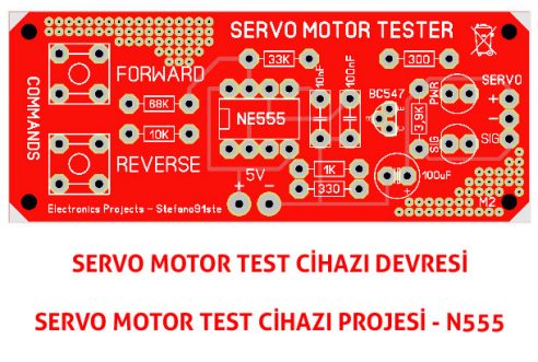 Servo Motor Test Devresi