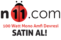 100 watt tek kanal mono 2SC5200 amfi devresi hoporlor korumali 20221 11 - 100 Watt Mono Hoparl&ouml;r Korumalı Amfi Devresi 2SC5200